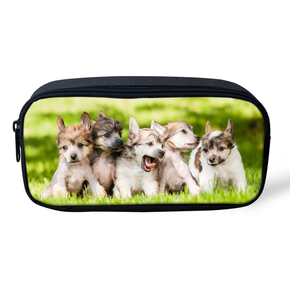 Cusomtized Pattern Pencil Case mode Papeterie Sac en toile Sac en stylo