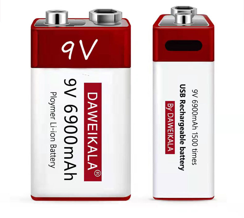 Batterie Lithium-ion rechargeable multimètre 9V
