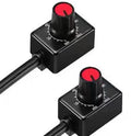 Dimmer with interference protection and anti-slip feature