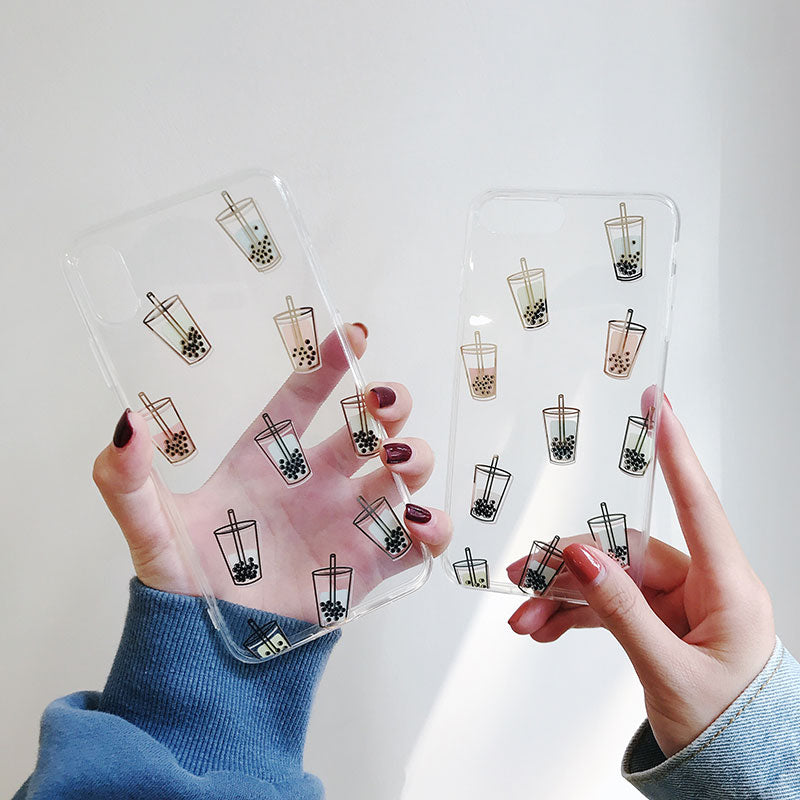 Creative perle lait thé 8plus étui de téléphone mobile