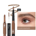 Crayon à sourcils étanche Triangle double tête en trois en un