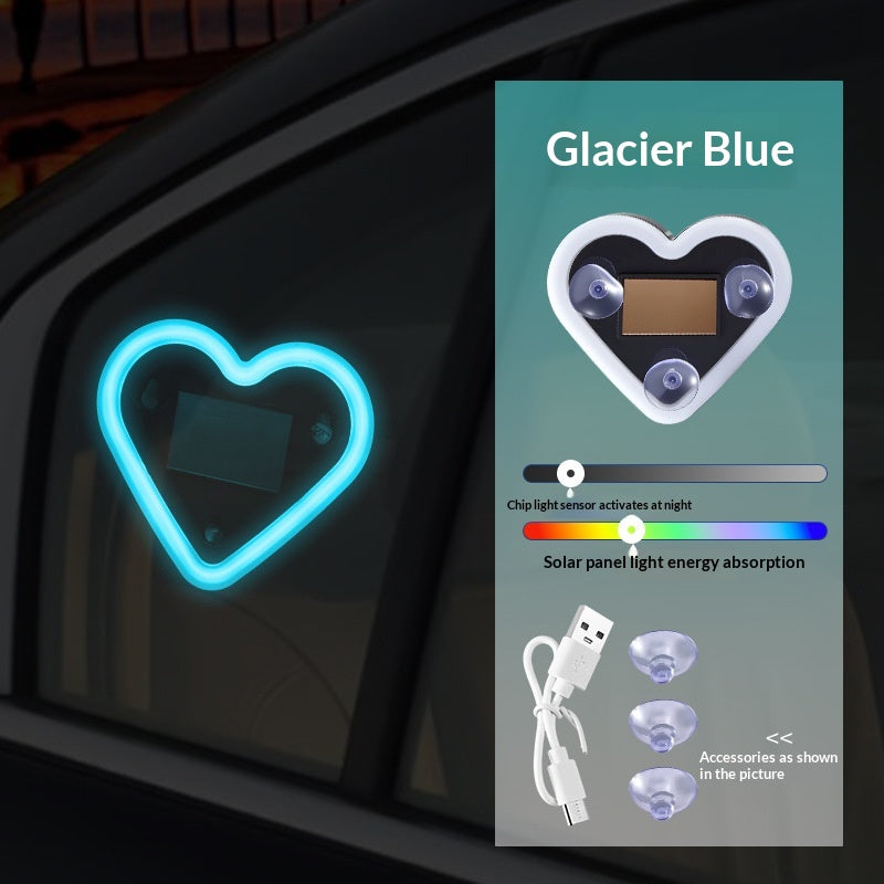 Lumière d'humeur décorative à moteur solaire sur le thème de la voiture