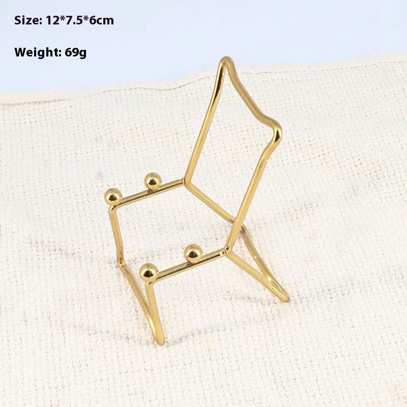 Simple Desk Creative Mobile Phone Iron Bracket