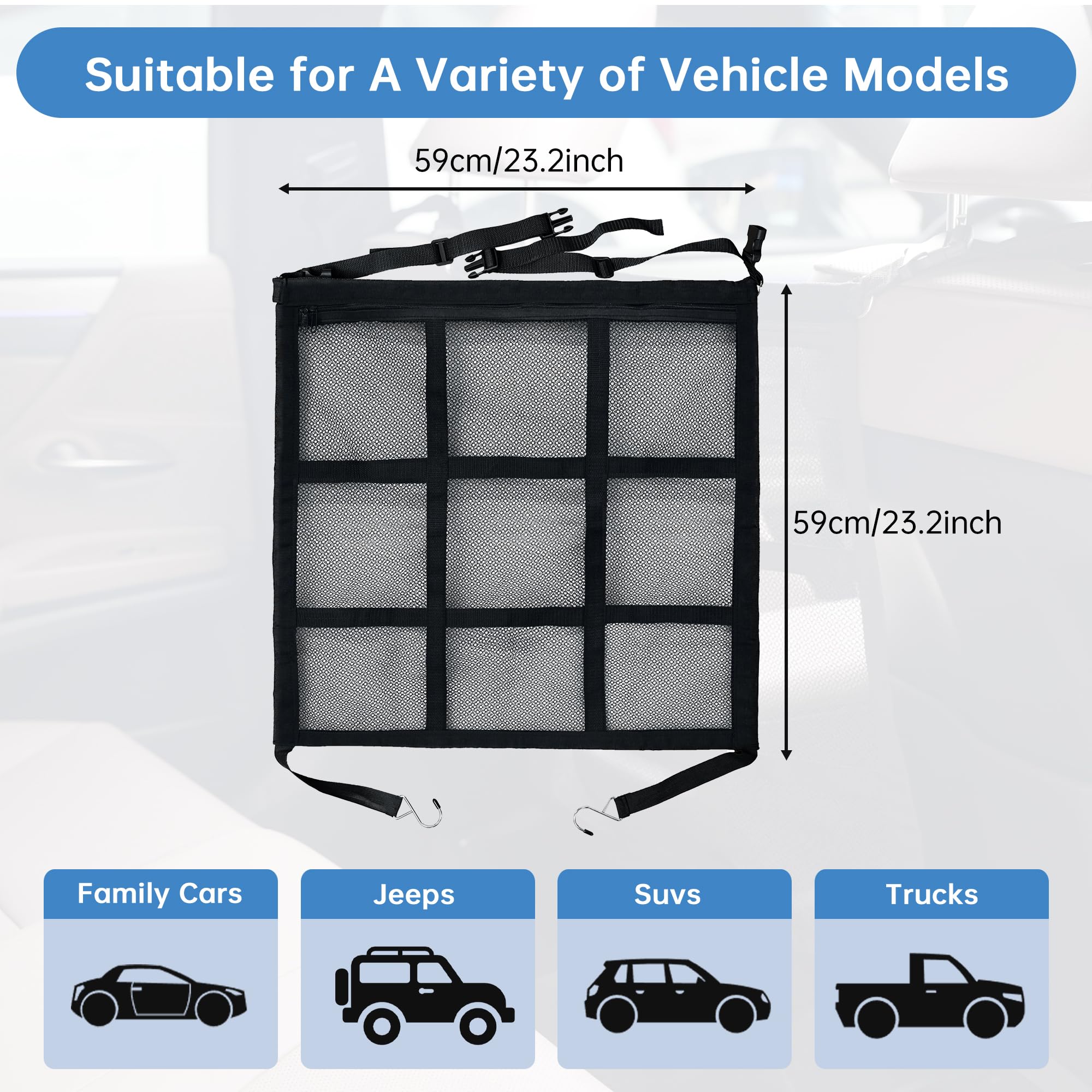 Barrière de voiture de chien pour Sedan VUS camions