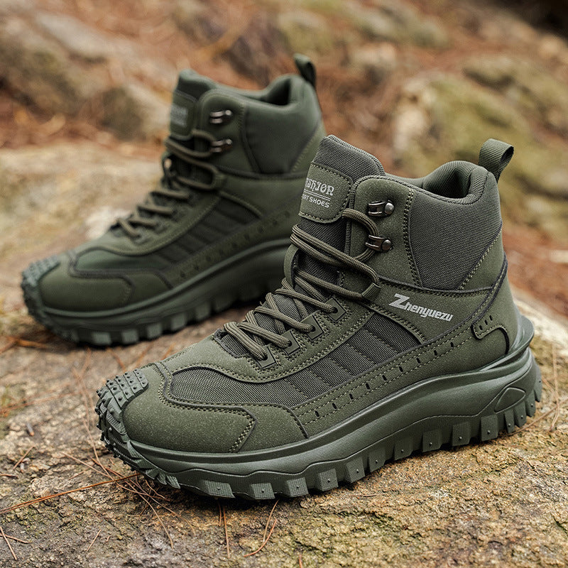 Bottes pour hommes pour le sport occasionnel de plein air et confortable usure épaisse