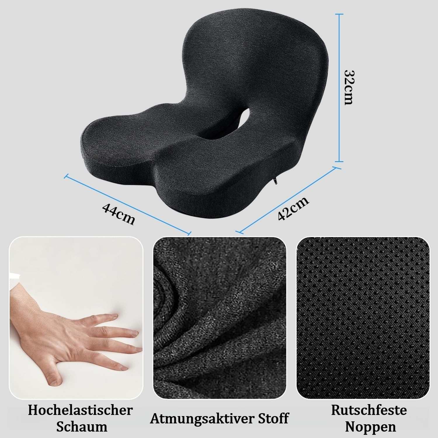 Coussin de siège orthopédique