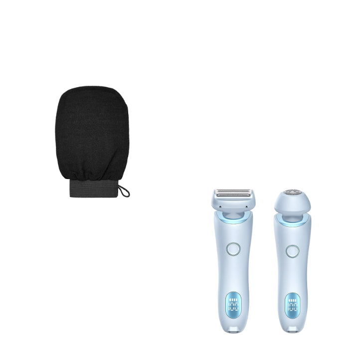 2 En 1 Epilateur Épilatateur USB Comprimeur Rechargeable Femmes Corps Razor Face Jambe Armpit Bik