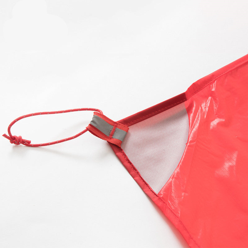 Tissu de sol de tente revêtu de silicone