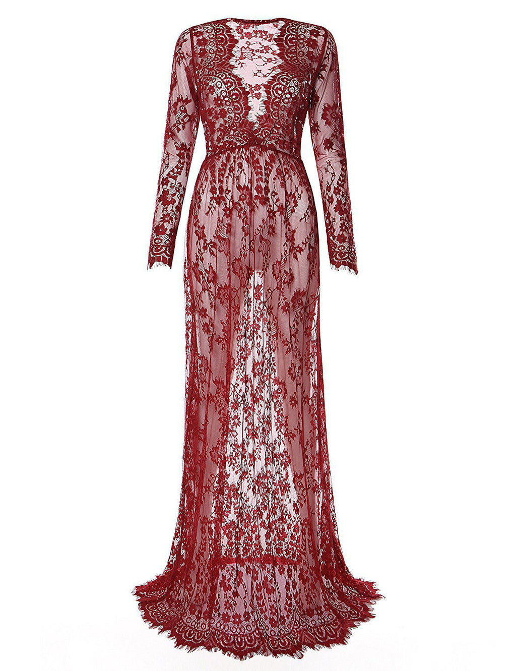 Robe enceinte Pyjamas Dentelle Robe de maternité Femmes