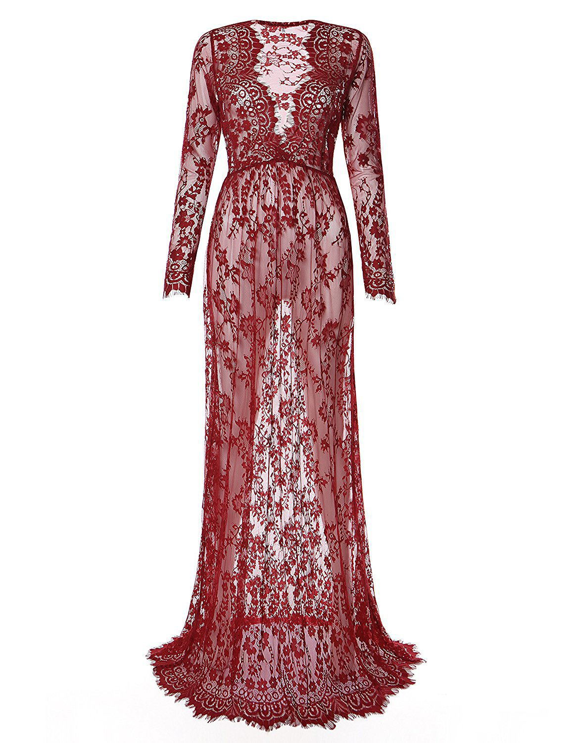 Robe enceinte Pyjamas Dentelle Robe de maternité Femmes