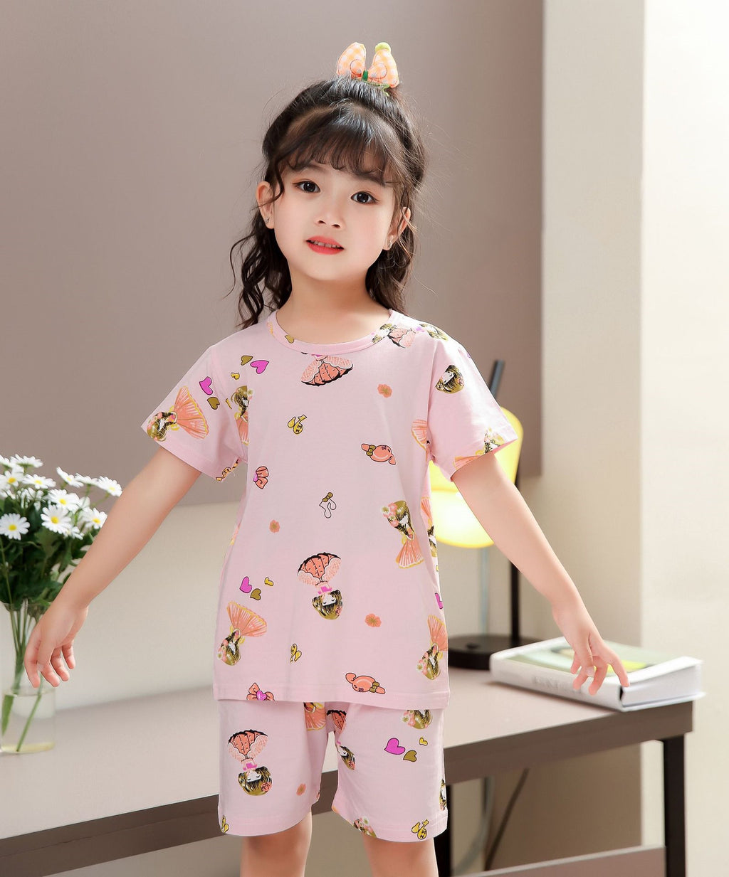 Version coréenne des vêtements et pyjamas pour enfants