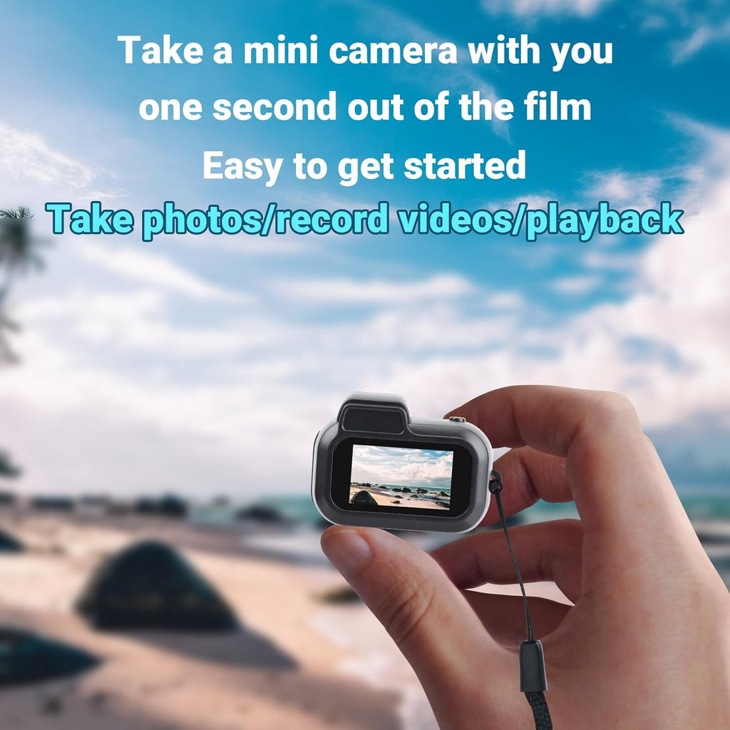 Mini appareil photo à chaîne clé -Micro Caméra vidéo avec lecteur de cartes et de cartes SD de 32 Go