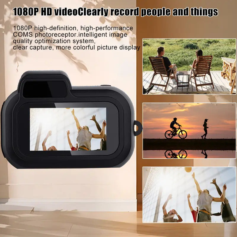 Mini appareil photo à chaîne clé -Micro Caméra vidéo avec lecteur de cartes et de cartes SD de 32 Go