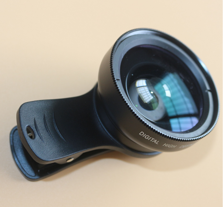 Téléphone Lens kit 0.45x Super Wide Angle & 12.5x Super Macro Lens HD Camera Lentes