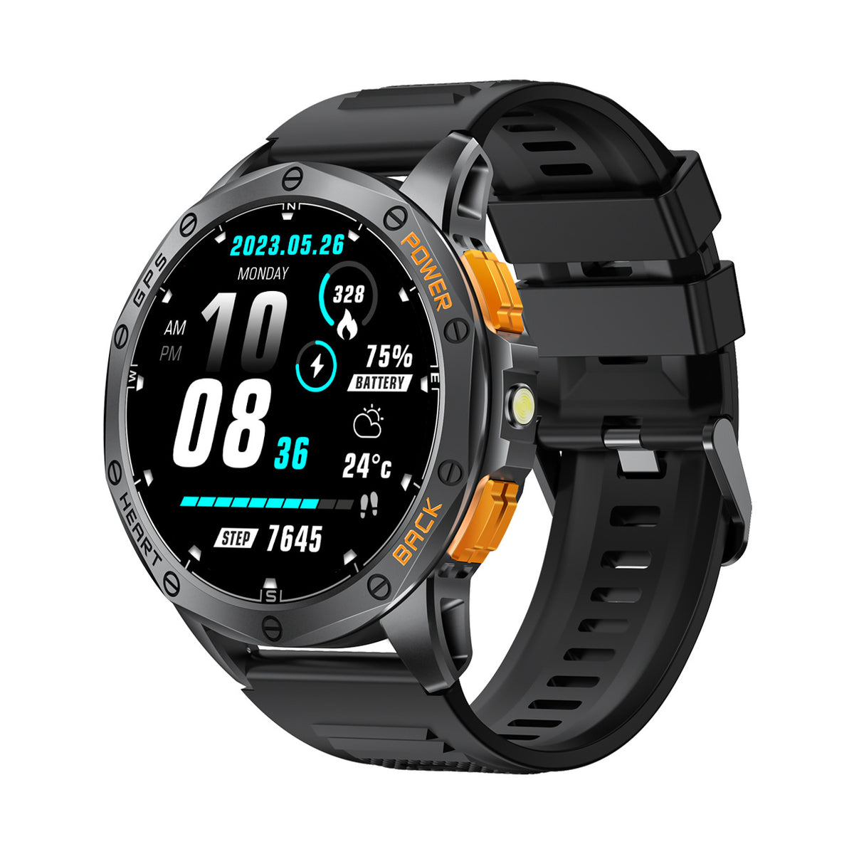 Montres de sport MD53 en plein air Smart Watch GPS étanche Compass