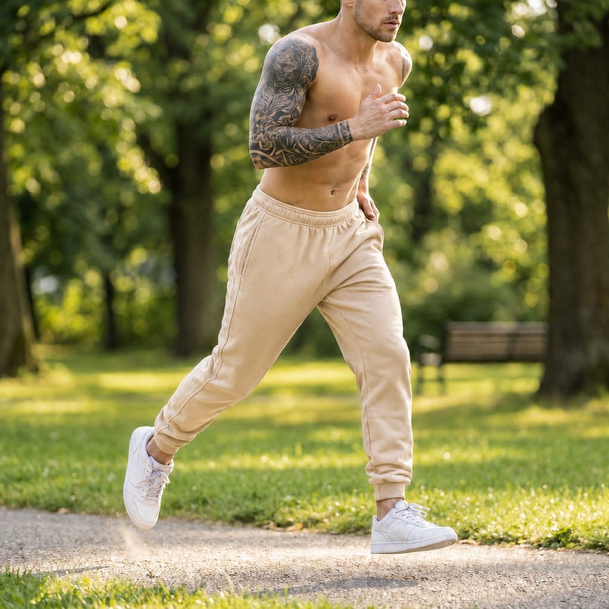 Pantalons de cordons de serrage polyvalents et élégants pour hommes