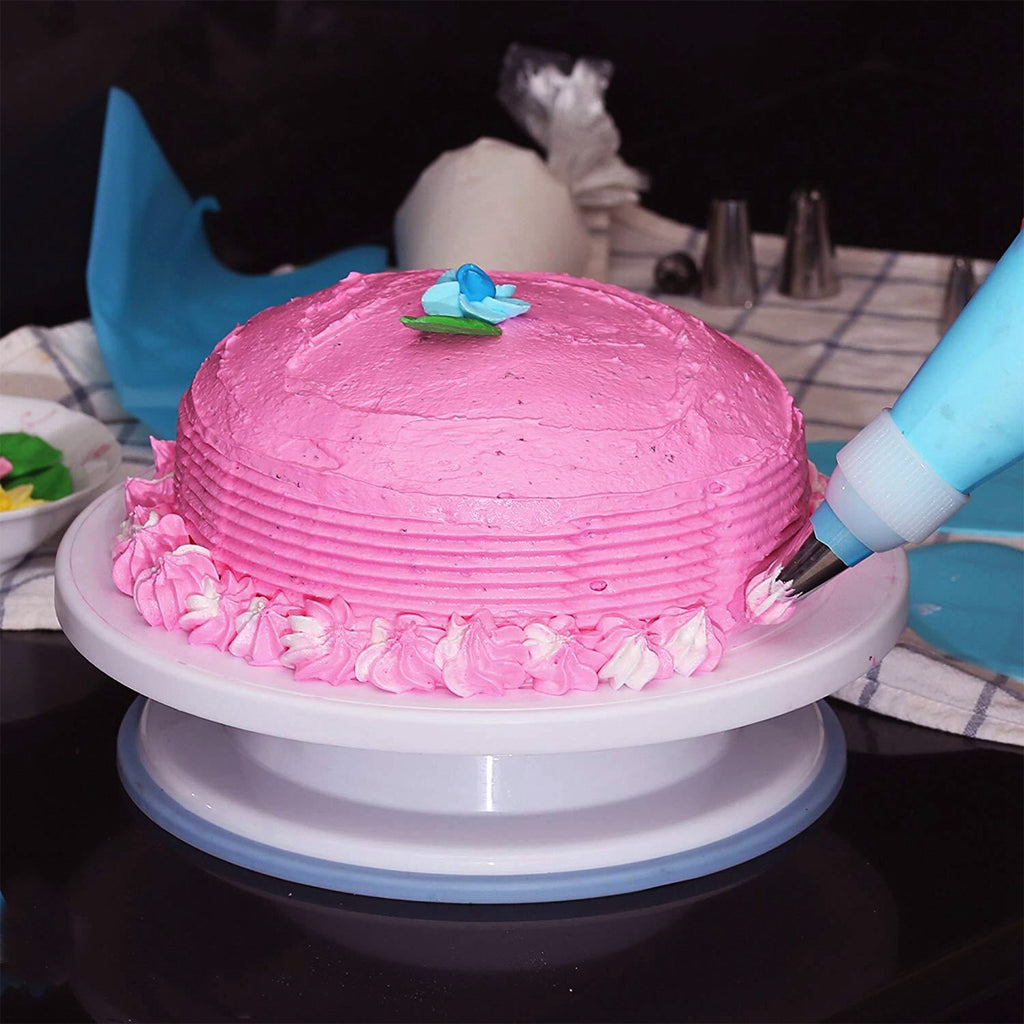 1 Set 11in tournoyau de gâteau rotatif 108Pcs Cake Decorating Supplies Kit Cake Revolving Tabl