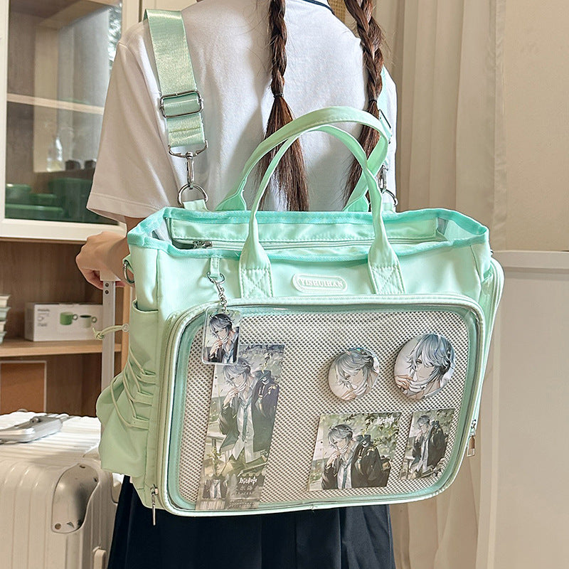 Sac à épaule portable pour étudiant multifonctionnel