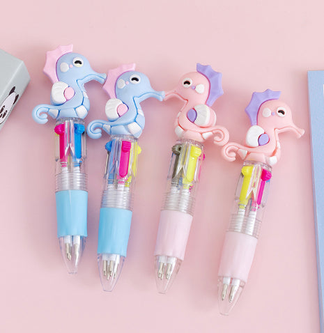 Cute Cartoon Cute Object Four-color Press Ballpoint Pen
