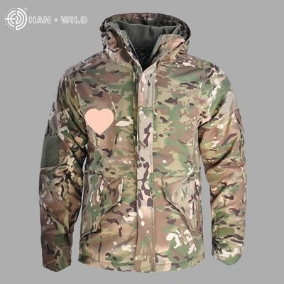 Veste Outdoor Tactical Camouflage rembourrée coupe-vent
