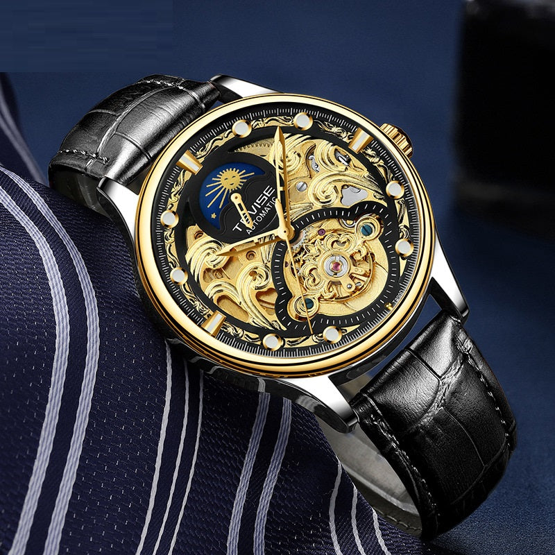 Men's Mechanical Watch Automatic Self-Winding Business Leisure Waterproof