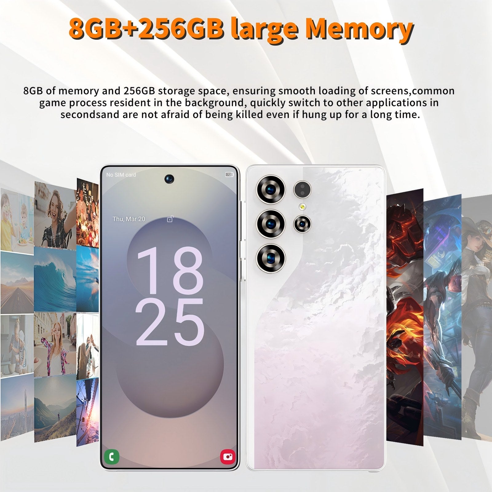 Smartphone déverrouillé C26 Ultra 5G