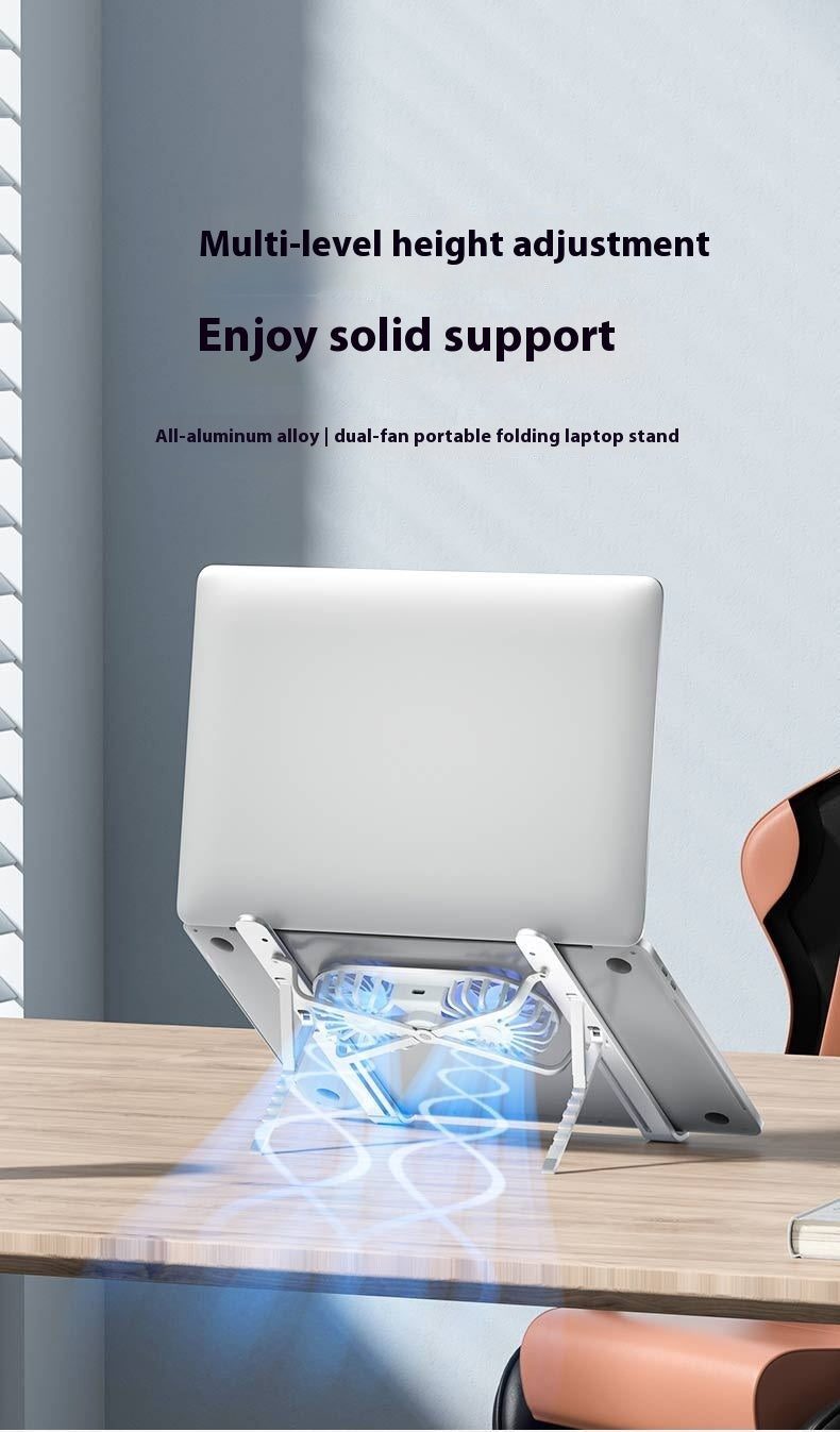 En alliage d'aluminium Notebook Stand Portable Polding Lifting Tablet Height Augmenter Bureau Tw