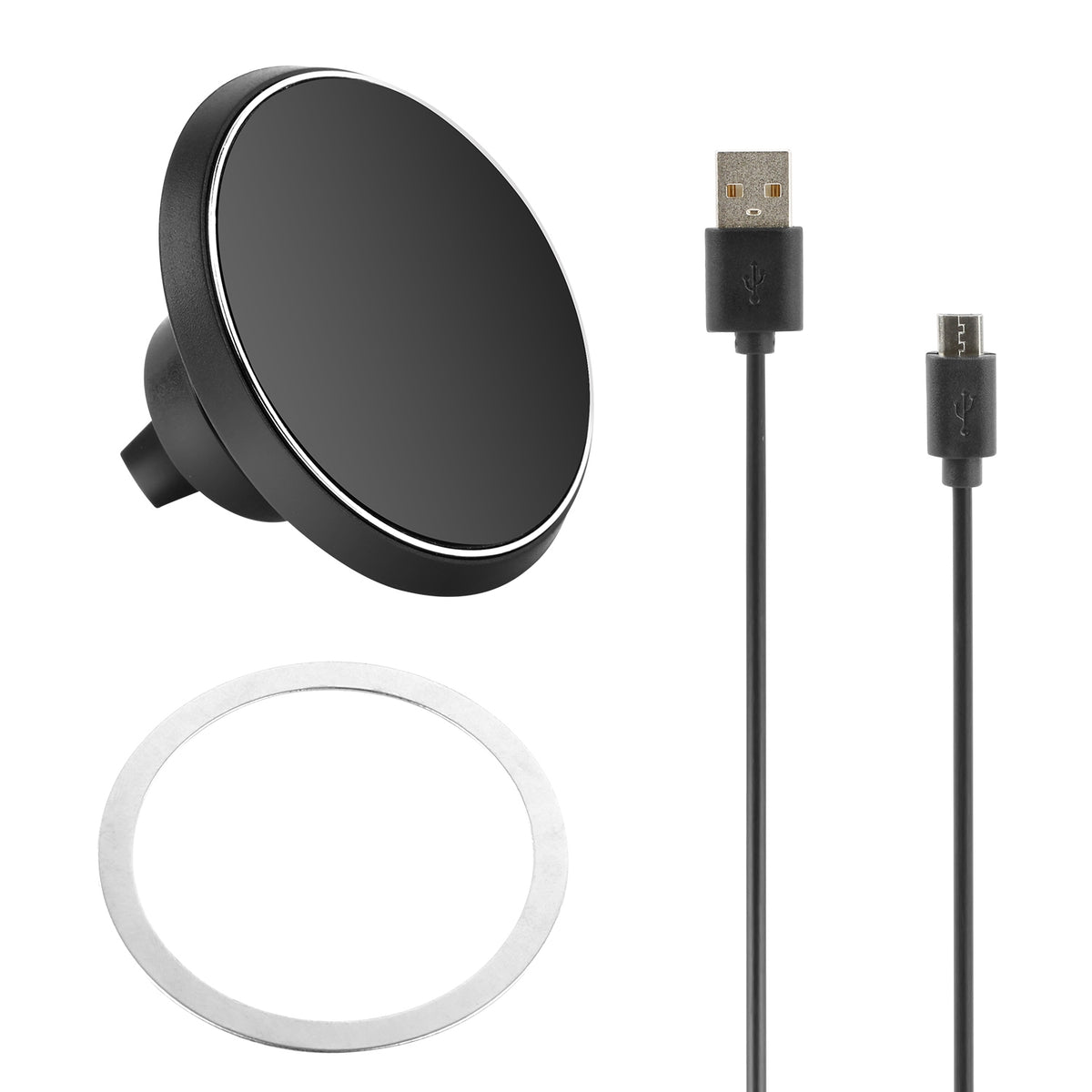 1Pc Magnetic Qi Wireless Car Phone Charger for IOS Phone XS MAX XR Galaxy S10