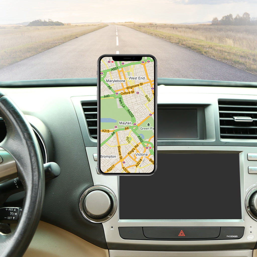 Chargeur de téléphone de voiture sans fil Qi magnétique 1Pc pour téléphone IOS XS MAX XR Galaxy S10