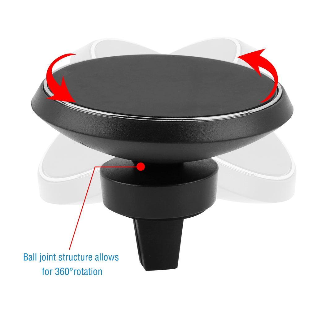 Chargeur de téléphone de voiture sans fil Qi magnétique 1Pc pour téléphone IOS XS MAX XR Galaxy S10