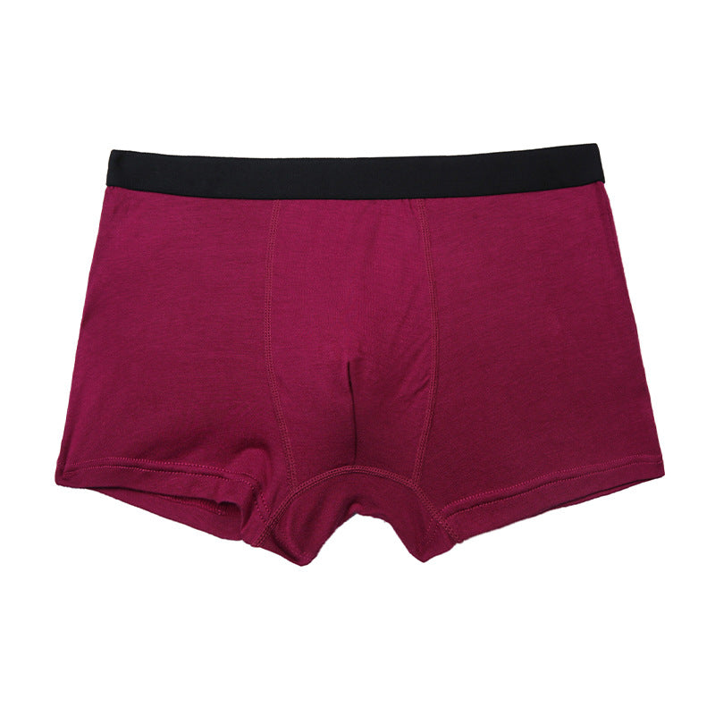 Sous-vêtements pour hommes Boxer d'été Slip respirant style quatre corner