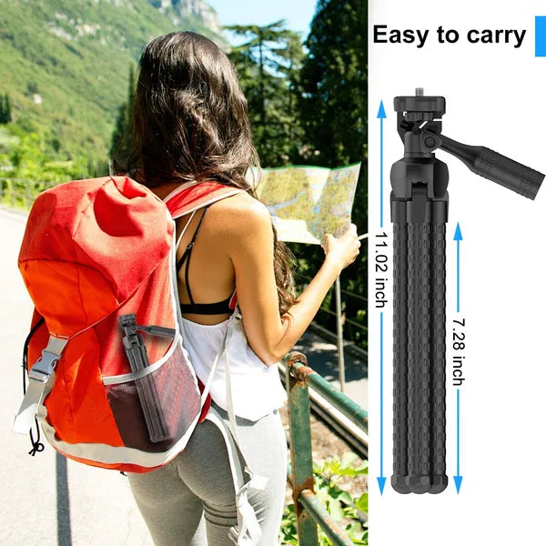 Portable and adjustable Flexible Phone Tripods Camera Mount with Wireless Remote
