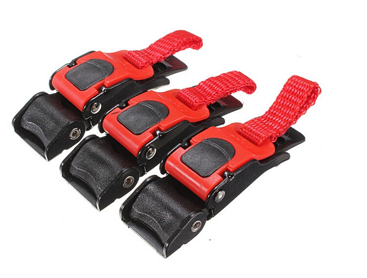 3 unids piezas Motocicleta bicicleta ATV casco correa de mentón Clip de costura de velocid