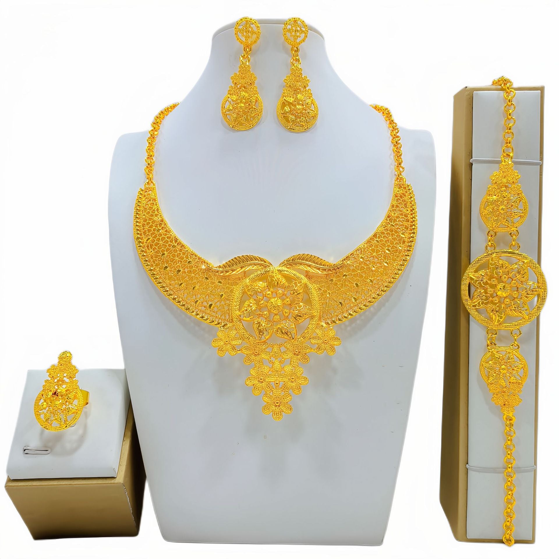 Robe de mode pour femmes Bijouterie All-match Miroir Bijouterie