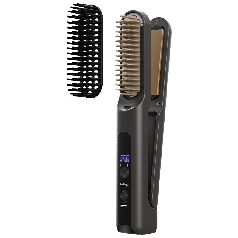 2-en-1 Small Bangs Straightener Mini Fer plat