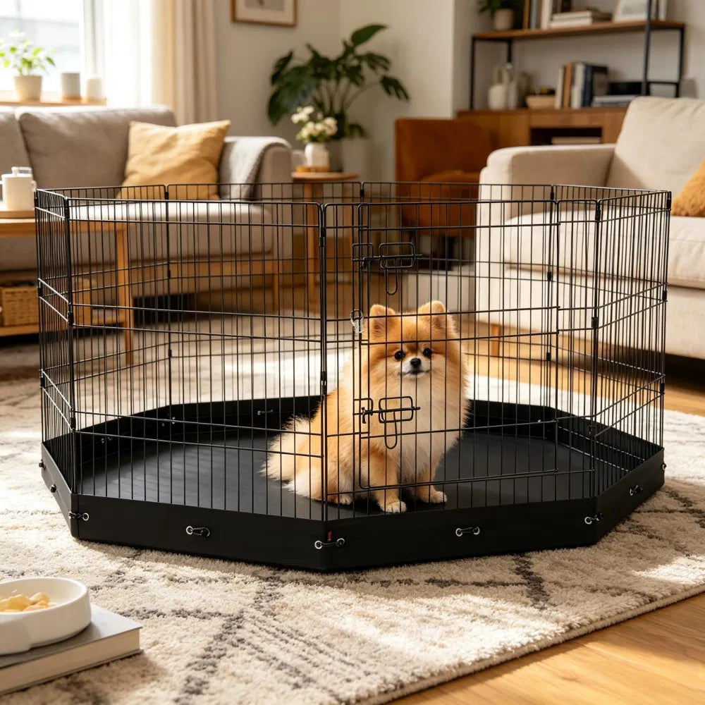 Maison de chien avec facile à nettoyer et espace-sauvegard pour l'extérieur