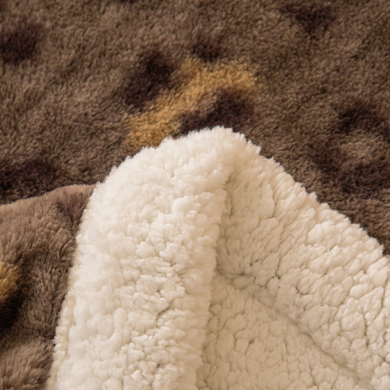 Couverture en châle à double couche épaissie