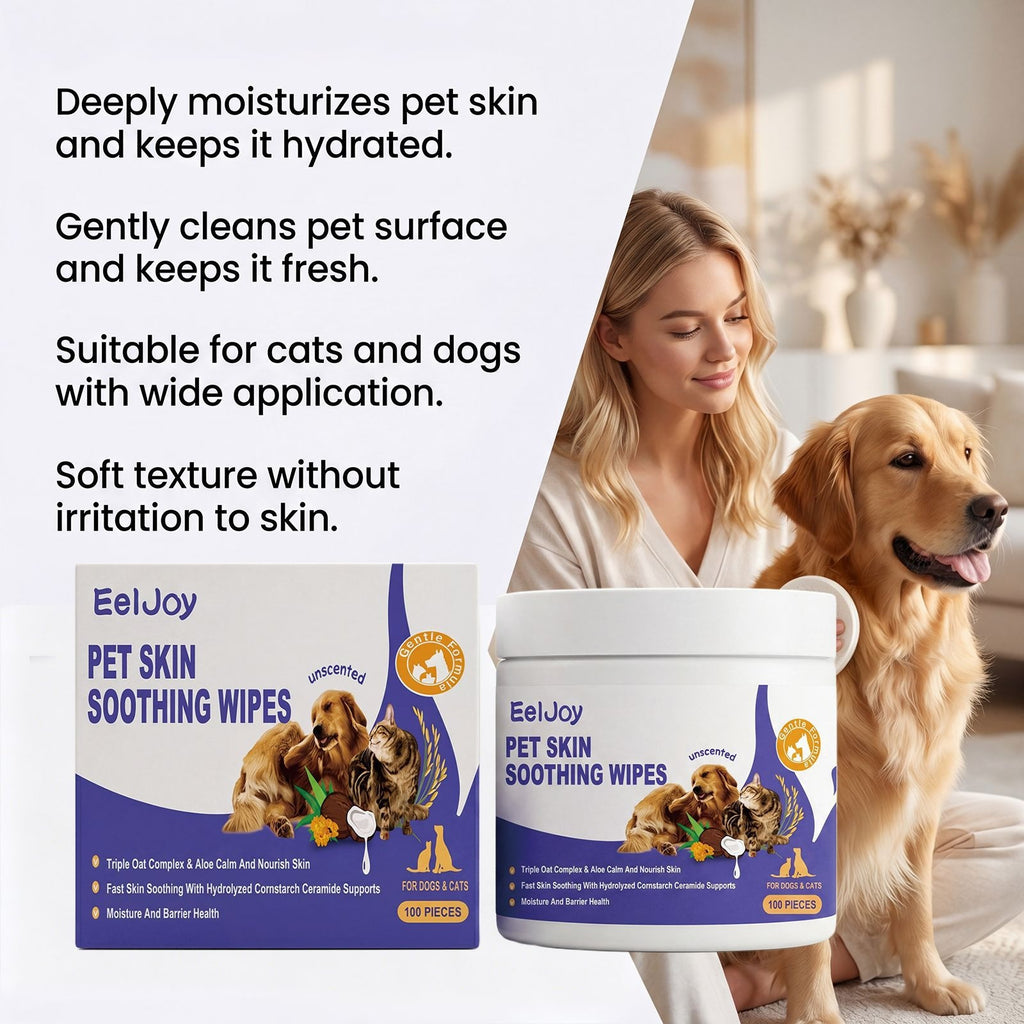 Wipes apaisantes pour peau de chien