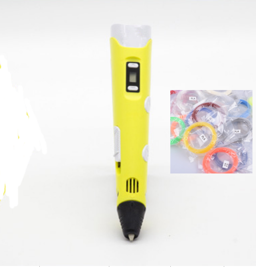 Stylo d'impression 3D Stylo 3D de deux générations graffiti 3D brosse stéréoscopique enfants puzzle pai