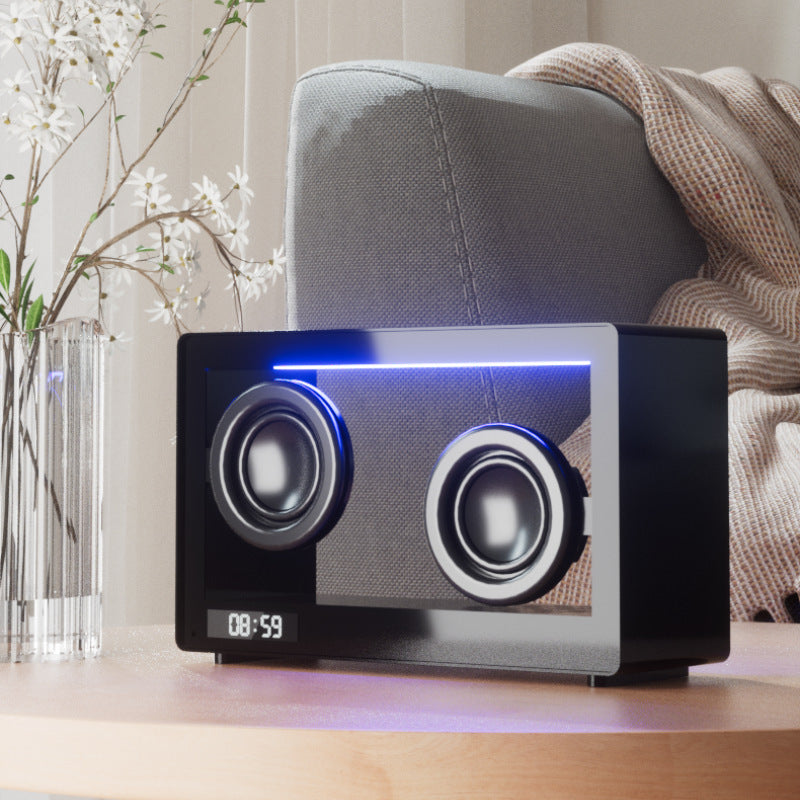 Haut-parleur Bluetooth sans fil compact transparent