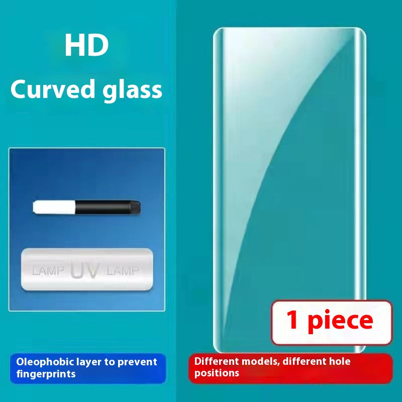 Film trempé Uv Full Glue Light Curing Film Applicable