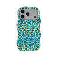 Bloc de couleur personnalisé Leopard Étui de film pour téléphone imprimé