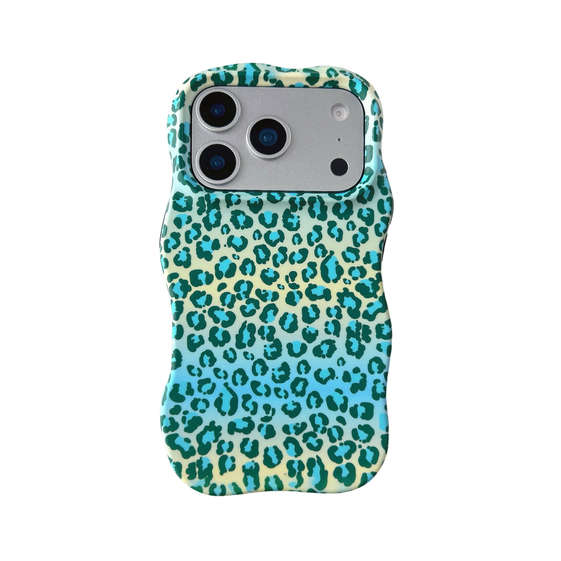 Bloc de couleur personnalisé Leopard Étui de film pour téléphone imprimé