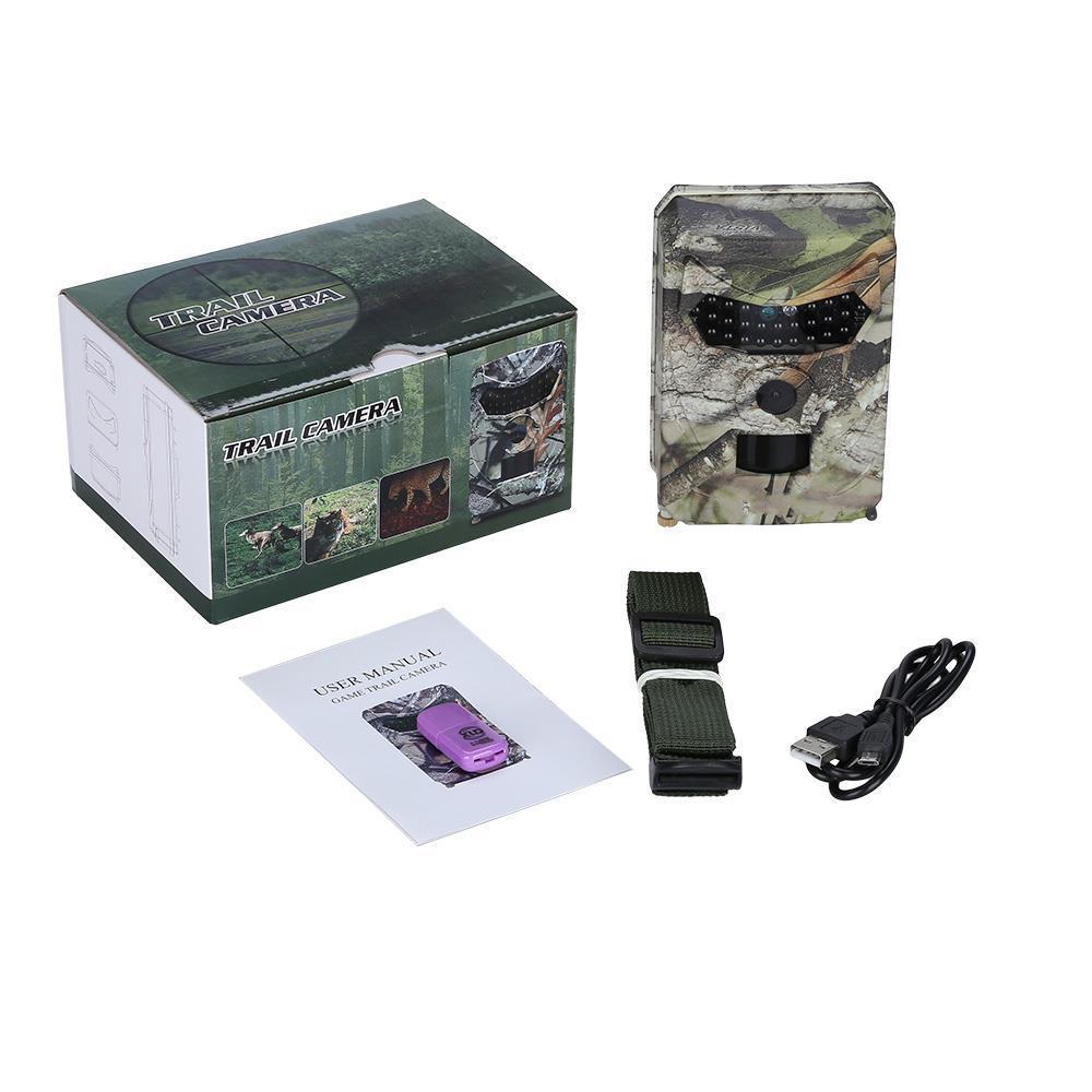 1080P Trail Camera Hunting Game Camera Outdoor Wildlife Scouting Camera PIR Sensor Infrare