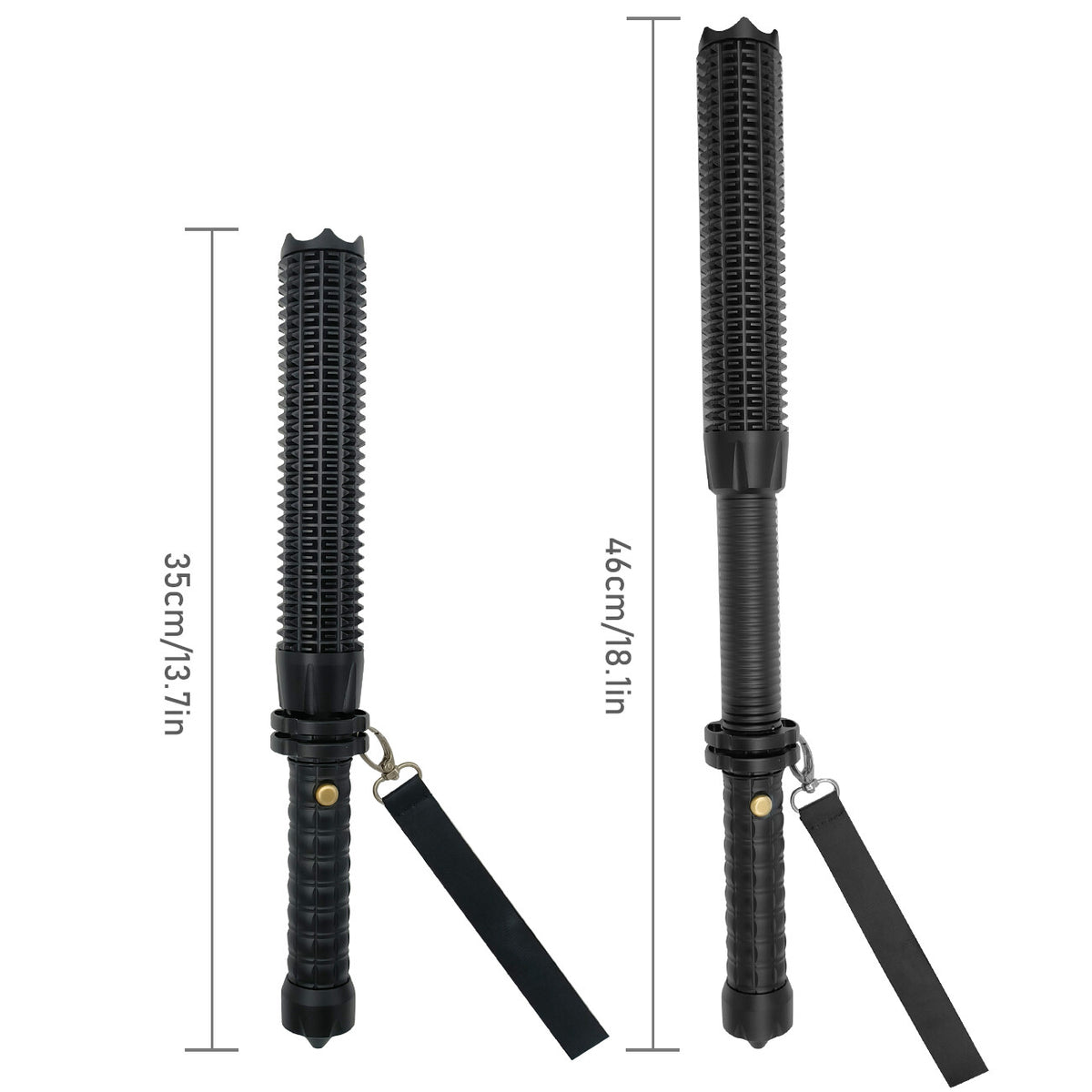 LED Baseball Bat Flashlight Zoom Rechargeable Torch Spotlight Emergency Security Work Light 3