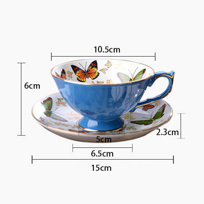 Coupe de café en céramique de luxe et Saucer