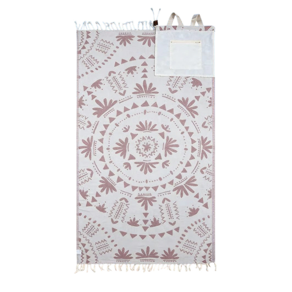 Sac de serviette de plage convertible 2-en-1 élégant