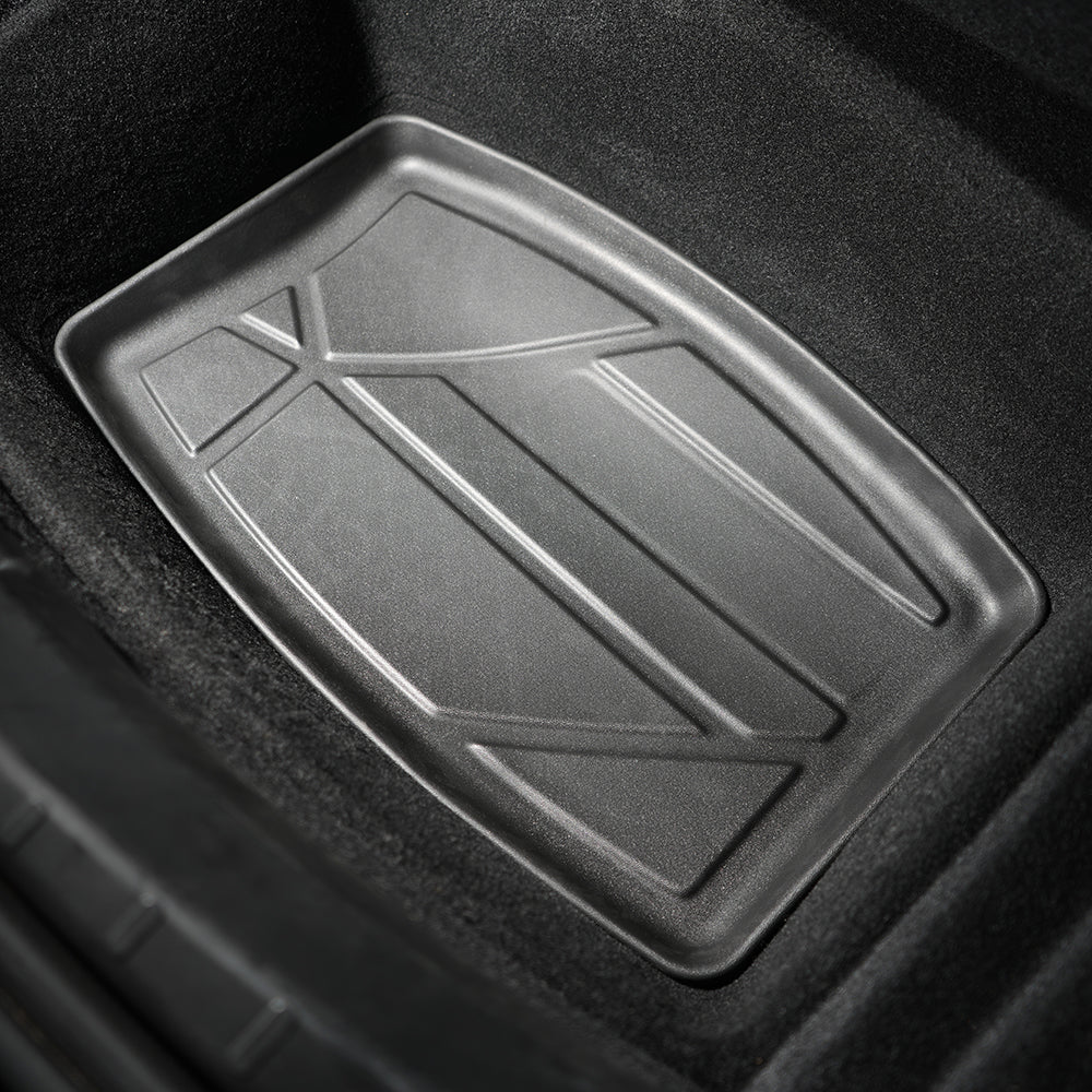 Tapis de sol TPE pour Tesla modèle 3 2023- 6 PCS imperméable à l'eau en plein milieu