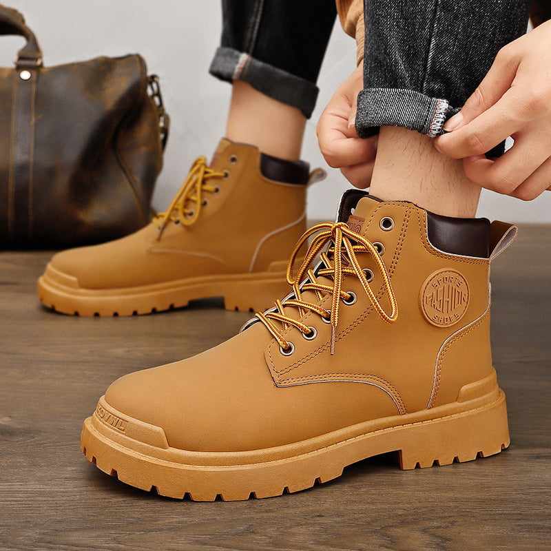 Hommes Versatile Haut de gamme Bottes de travail épaisses