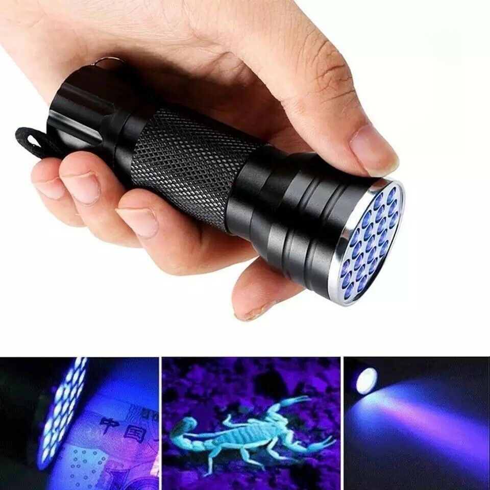 Multifonctionnel détecteur de contrefaçon lampe de poche LED UV